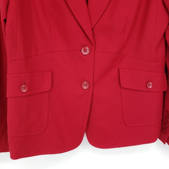 Talbots Red Blazer - Picture 5 of 8